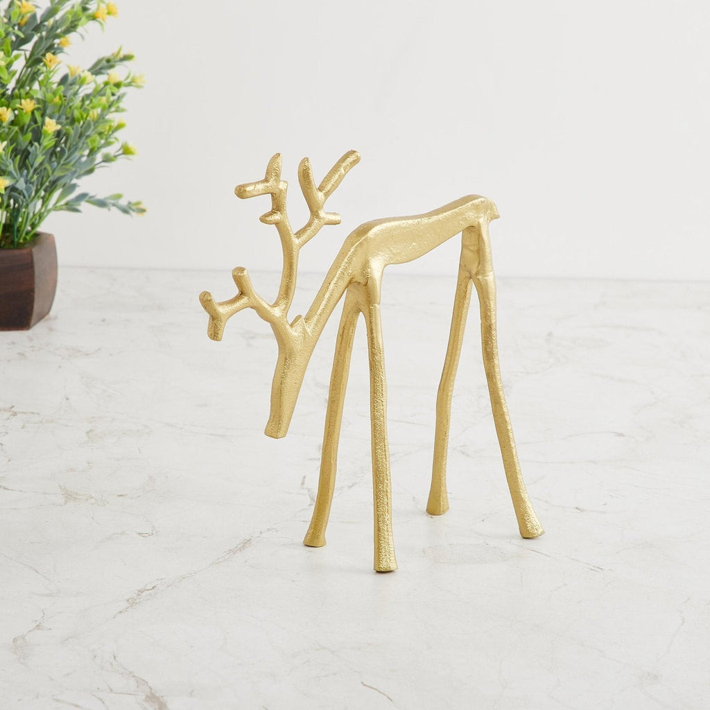 🎅 Julebestselger 🦌 Svart reinsdyrfigur, julepynt