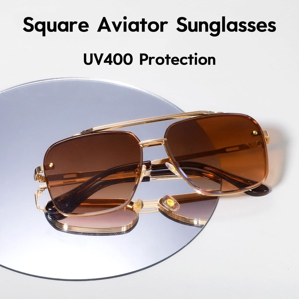 🎁Retro Gradient Solbriller UV400-beskyttelse