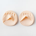👠✨ Femtårs forfotputer for kvinner | Støtdempende innlegg for høye hæler | Svart/Beige