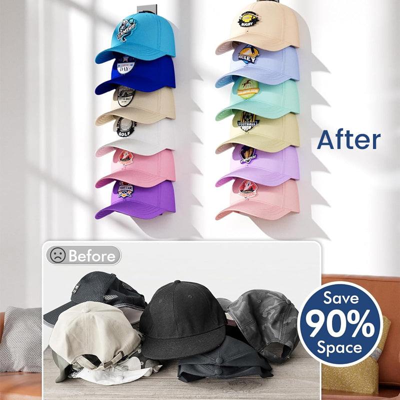 ⏰Tidsbegrenset tilbud: 49 % rabatt🧢Oppbevaringsstativ for baseballcapser