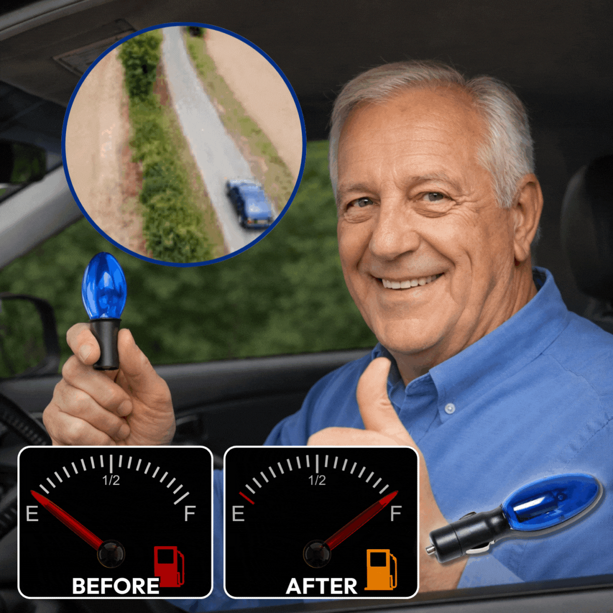 🚗 2026 Ny oppgradert FuelShark drivstoffsynkroniseringsenhet – Bensinsparer for biler og lastebiler, sølsparer