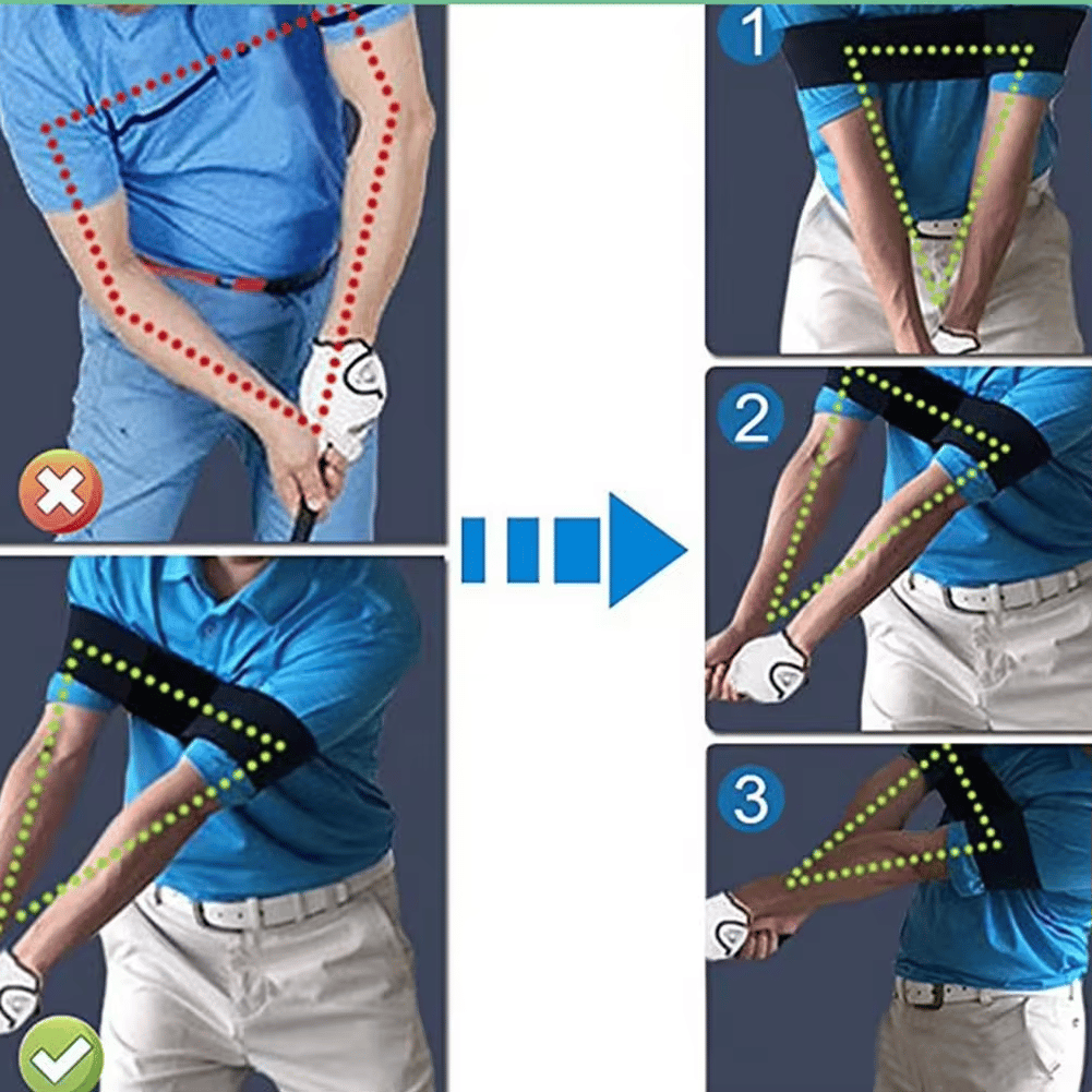 🏌️Håndleddskorrigeringstrener og armbåndsett for golf