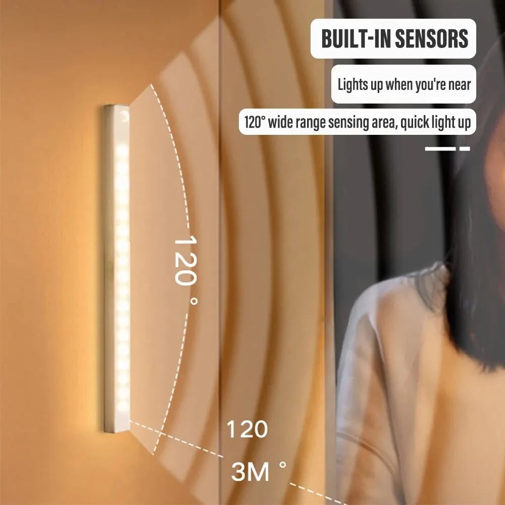 🔥NYÅRSREA - Oppladbare LED-lamper uten stans Smart Sensor Magnetic