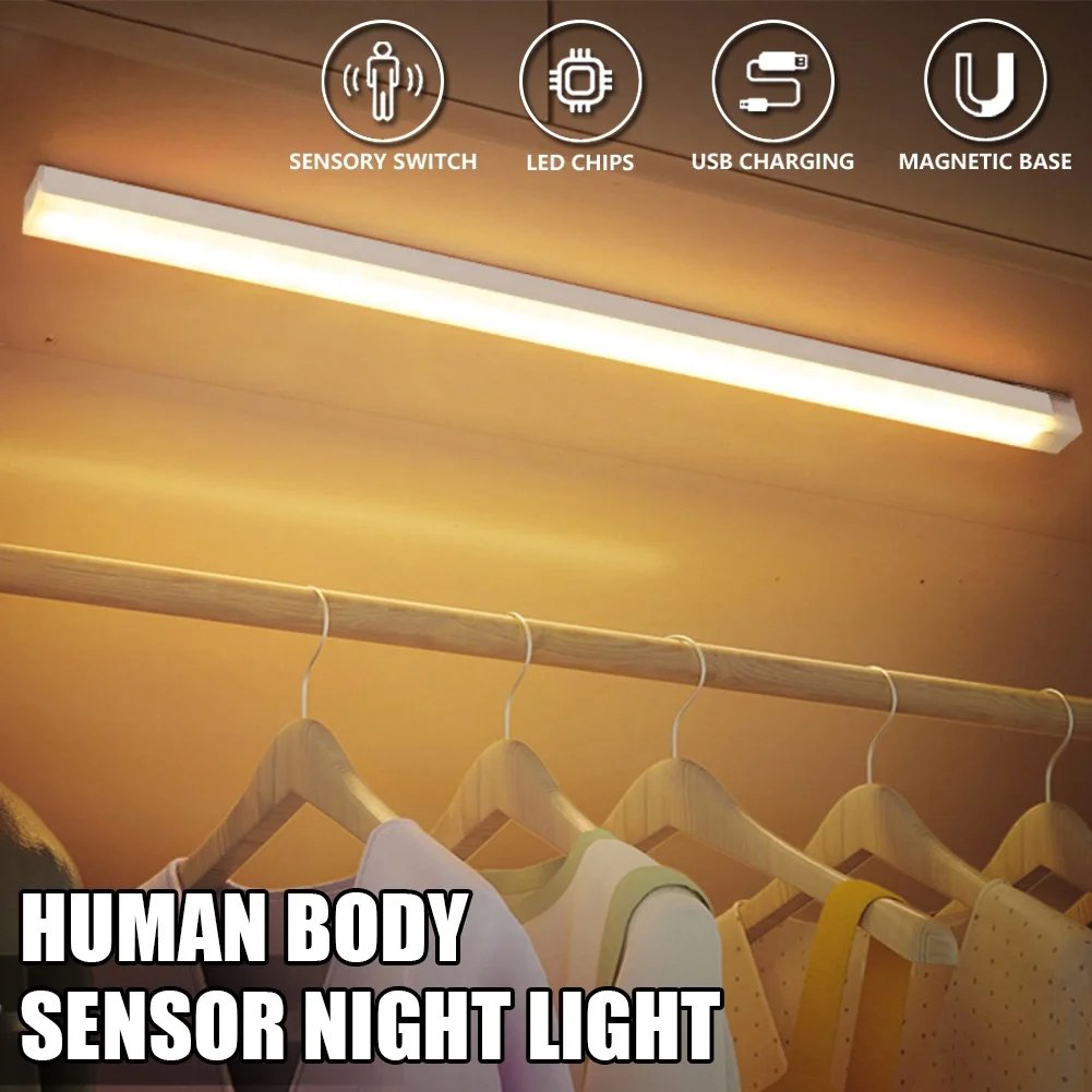🔥NYÅRSREA - Oppladbare LED-lamper uten stans Smart Sensor Magnetic