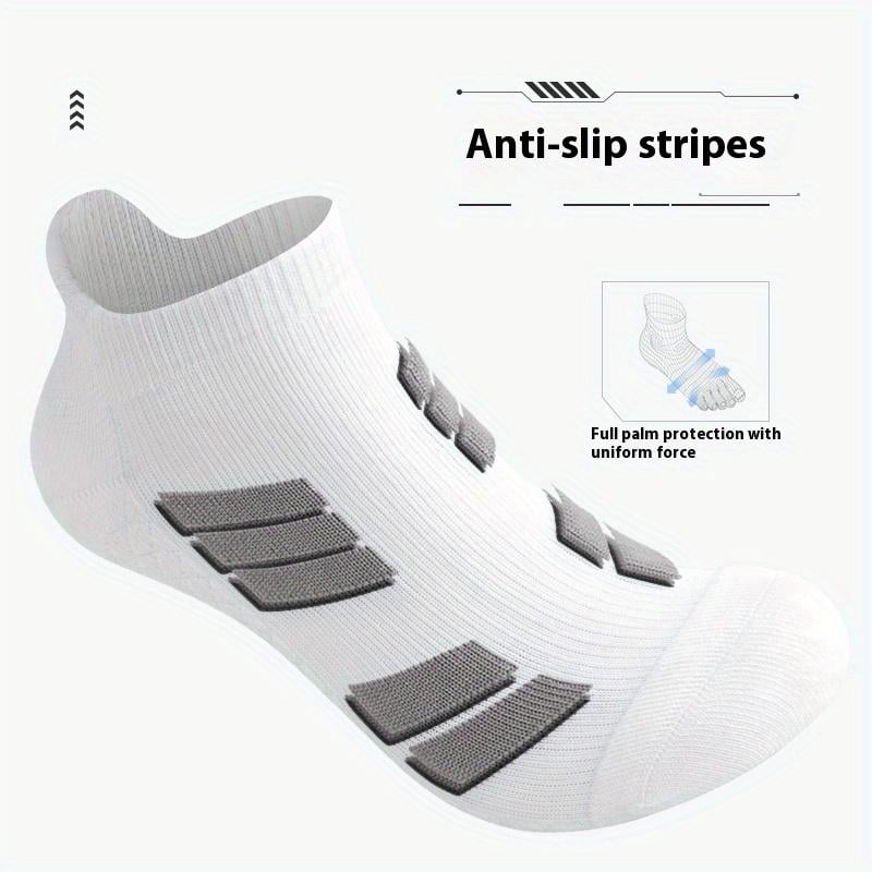 🧦Unisex No-Show Sokker – Sklisikre, pustende og perfekte for sport