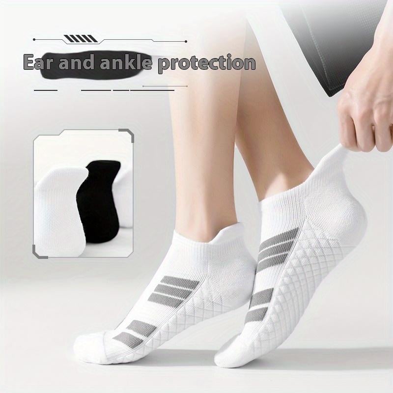 🧦Unisex No-Show Sokker – Sklisikre, pustende og perfekte for sport