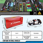 (Gratis frakt)Gavesett med mini pullback-container til bil 🚗🎁