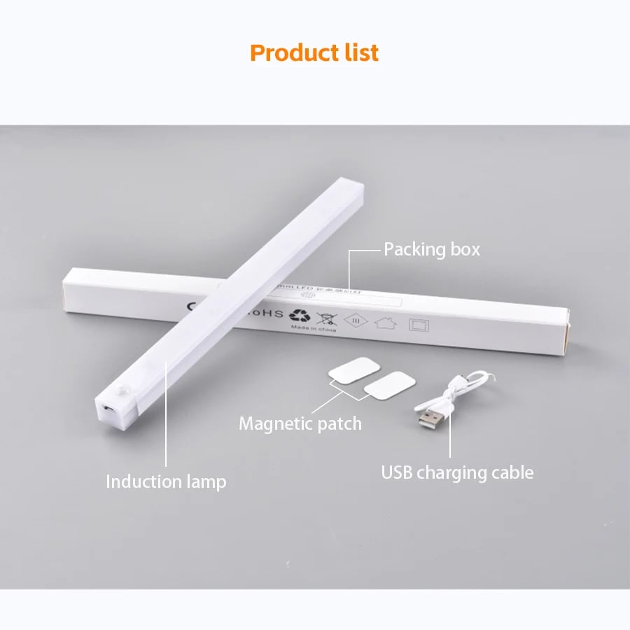 🔥NYÅRSREA - Oppladbare LED-lamper uten stans Smart Sensor Magnetic