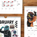 🏎️📅F1-utklippsbok for løpskalender 2026 – Den ultimate veggkalenderen for motorsportfans