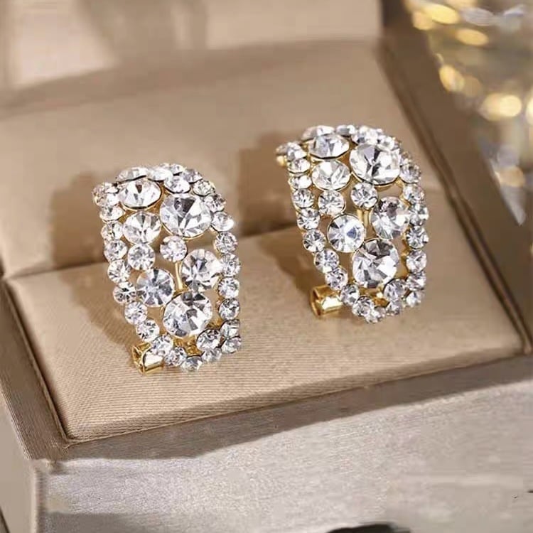 🔥 35% RABATT – Lab-Skapade Diamanthoop Örhängen 🎁✨