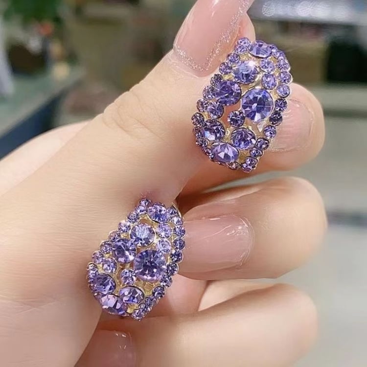 🔥 35% RABATT – Lab-Skapade Diamanthoop Örhängen 🎁✨