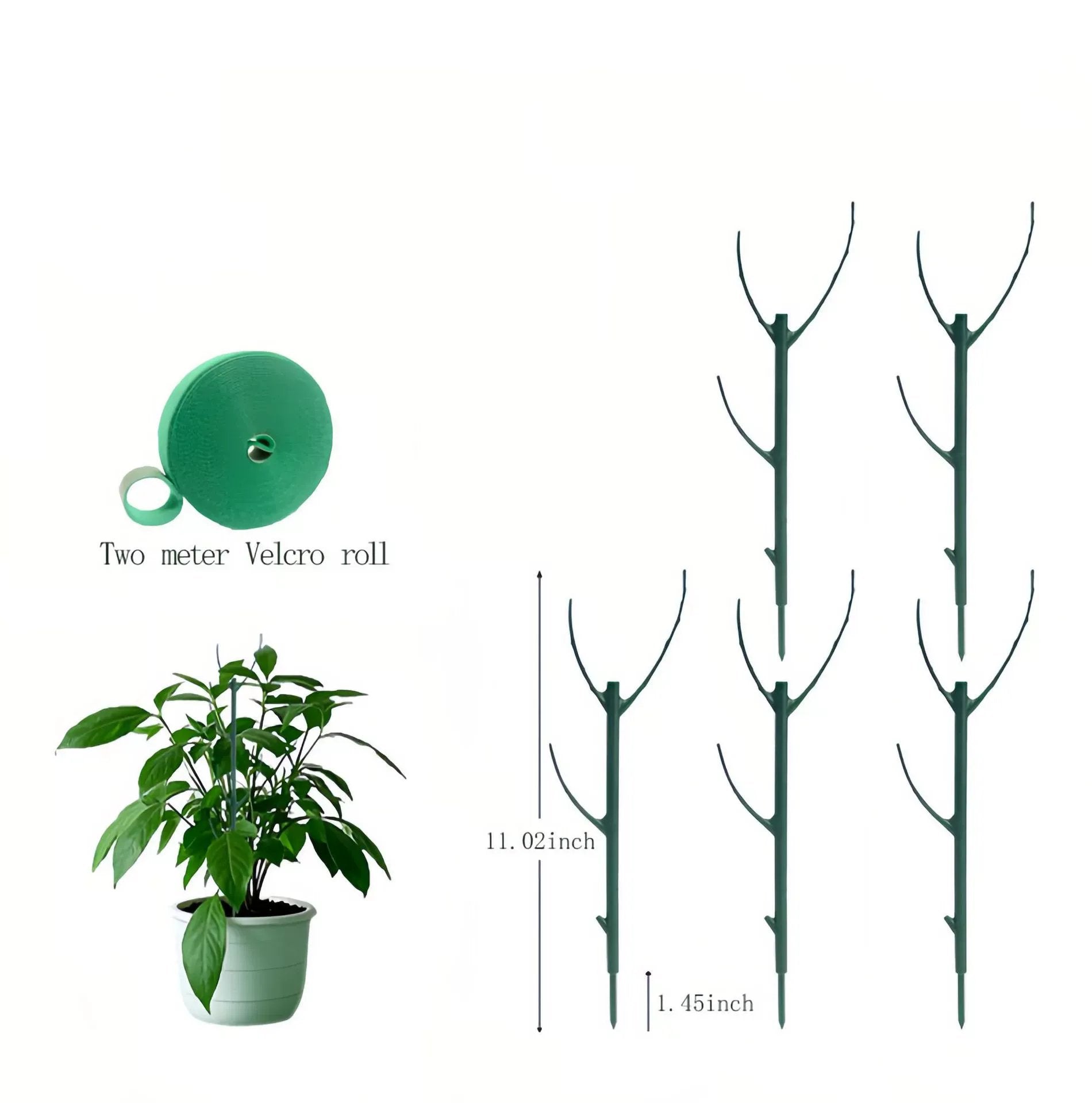 💖🌿Grønn planteholder til hagen – holder plantene dine oppe uten å stjele fokuset.