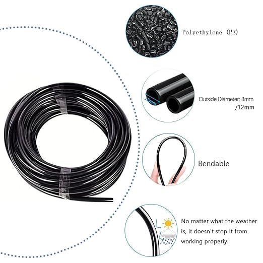 🔥Superdeal! 40 % rabatt! – 360° buet automatisk vanningssystem – Effektiv vanning for hele hagen