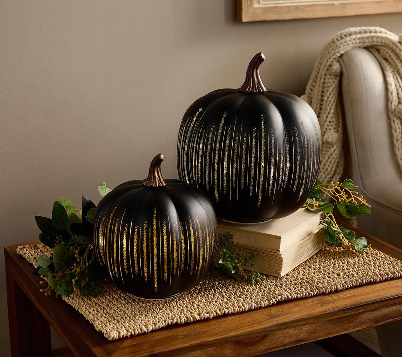 🎃Halloween-salg 49 % RABATT🎃Gresskar med blinkende lys