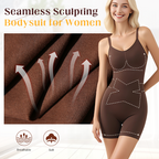 Sømløs skulpturerende bodysuit for kvinner