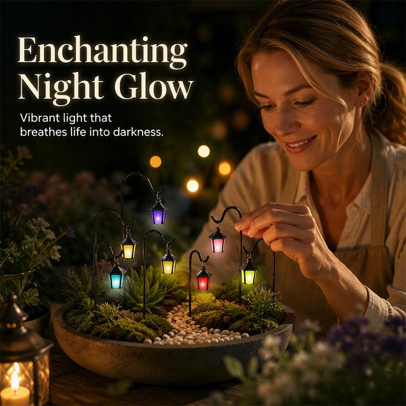 🌿✨ 50% RABATT på selvlysende plantepinner – 7 farger, premiumharpiks & stabile jernkroker 🌙🌈 | Magisk hagedekorasjon