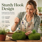🌿✨ 50% RABATT på selvlysende plantepinner – 7 farger, premiumharpiks & stabile jernkroker 🌙🌈 | Magisk hagedekorasjon
